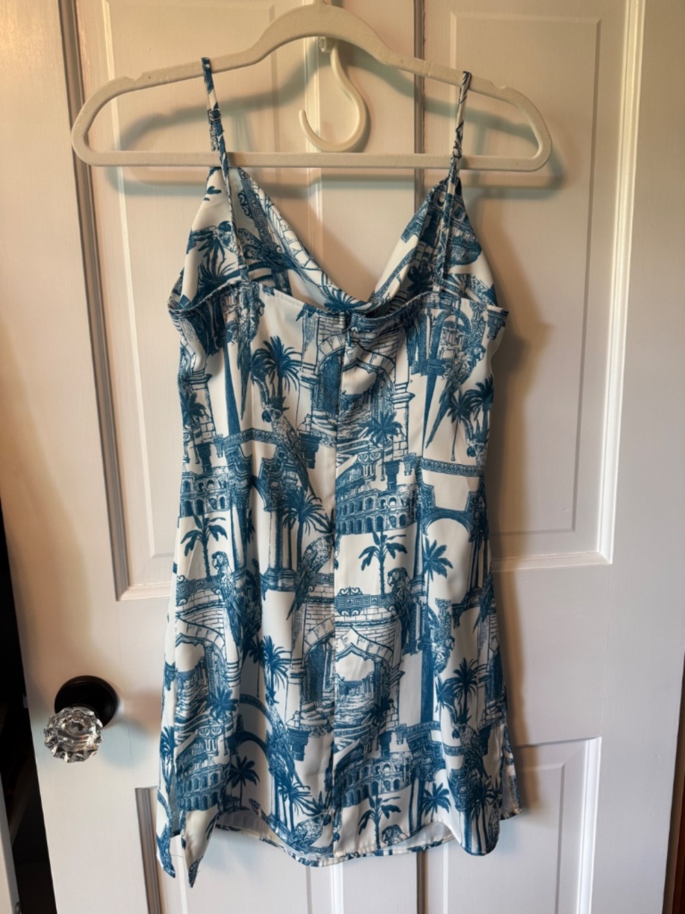 Forever 21 teal and white mini dress - Picture 2 of 3